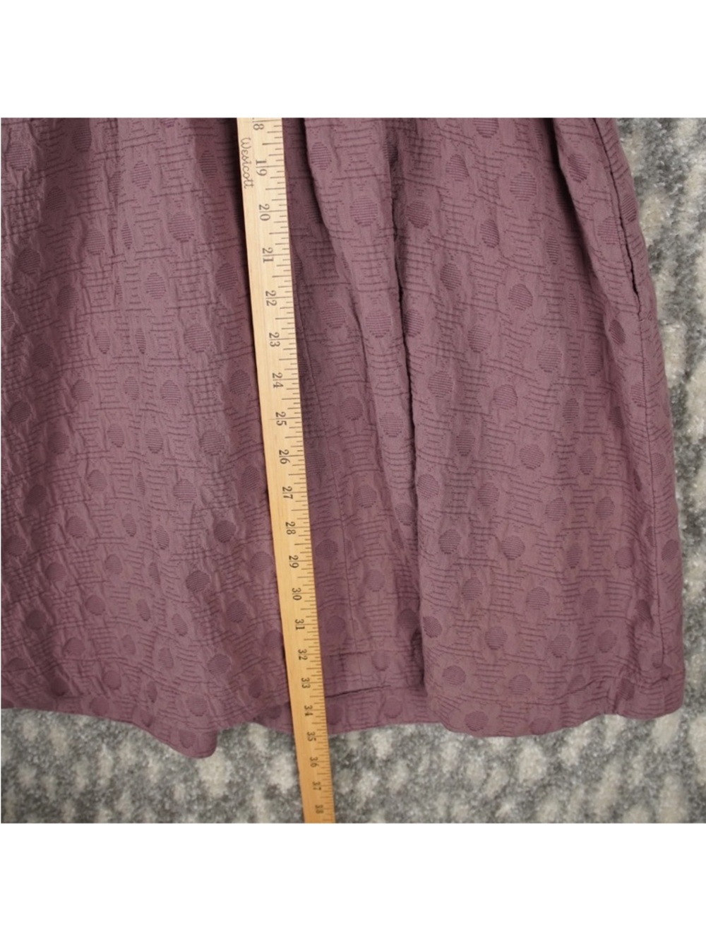 Madewell Floral Quilted Puff Sleeve Mini Dress Womens Sz M Purple Cotton NWT - Picture 10 of 12